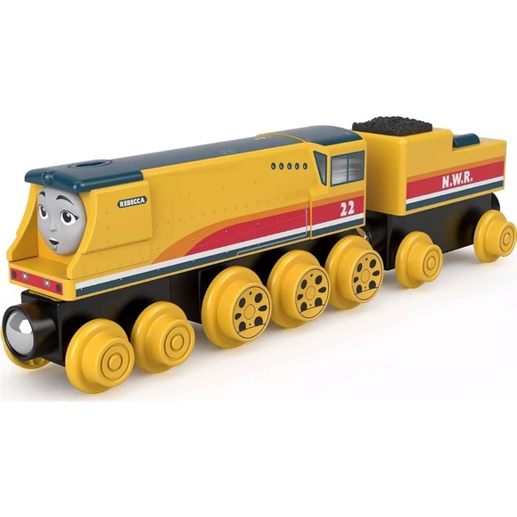 Mattel Thomas the Tank Engine Wooden Railway Series (Thomas) Rebecca HBK14 - Picture 6 of 9